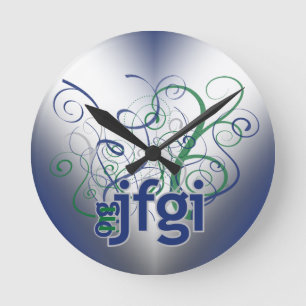 OMG! jfgi Round Clock