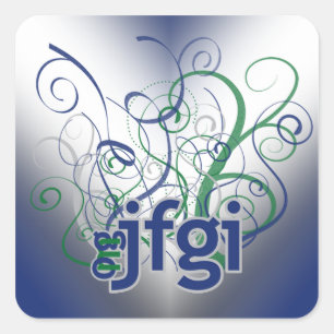 OMG! jfgi Square Sticker