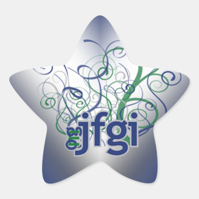 OMG! jfgi Star Sticker (Front)