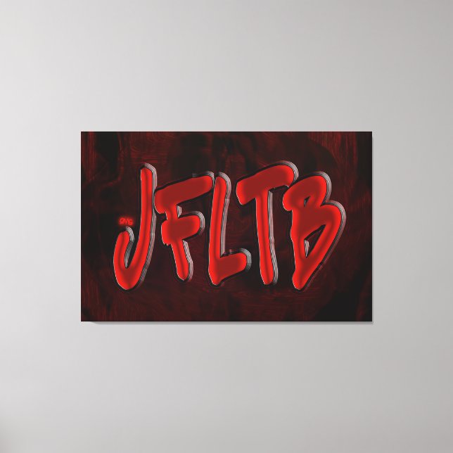 OMG! jfltb Canvas Print (Front)