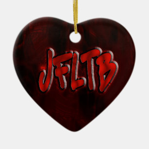OMG! jfltb Ceramic Ornament