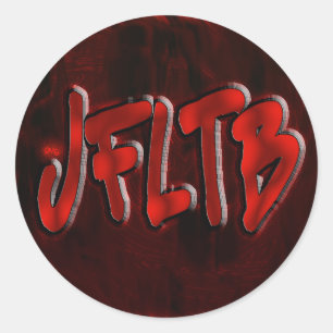 OMG! jfltb Classic Round Sticker