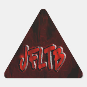 OMG! jfltb Triangle Sticker