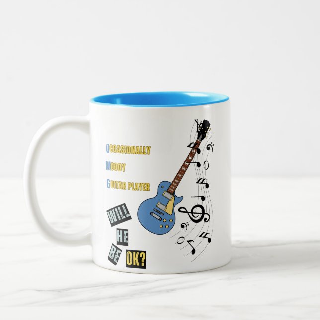 OMG Joueur guitare Mug (Gauche)