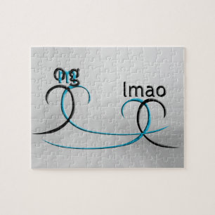 OMG! lmao Jigsaw Puzzle