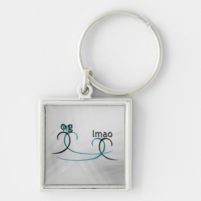 OMG! lmao Keychain (Front)