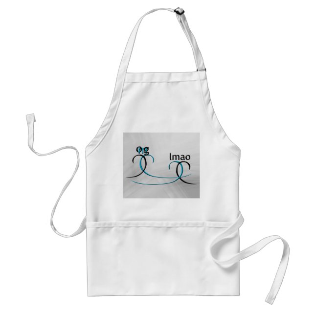 OMG! lmao Standard Apron (Front)