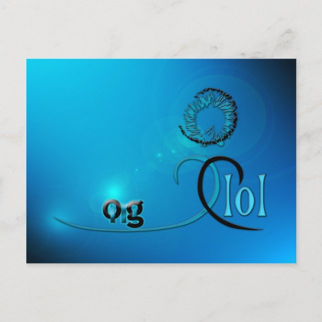 OMG! lol Postcard (Front)