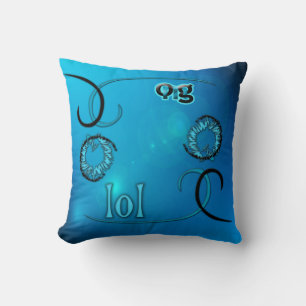 OMG! lol Throw Pillow