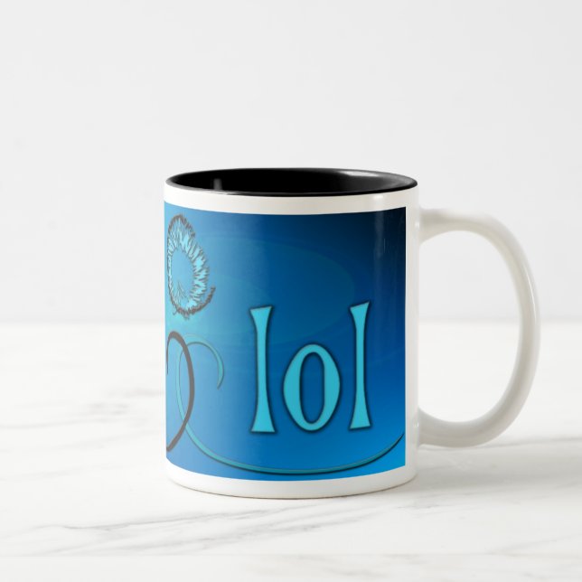 OMG! lol Two-Tone Coffee Mug (Right)