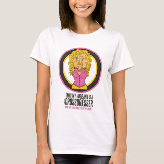 OMG My husband is a crossdresser funny cartoon T-Shirt