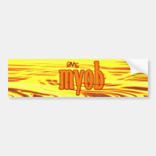 OMG! myob Bumper Sticker