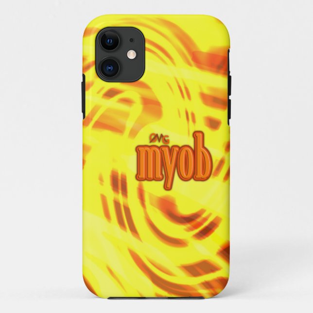 OMG! myob Case-Mate iPhone Case (Back)
