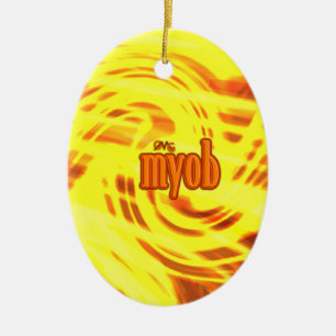 OMG! myob Ceramic Ornament