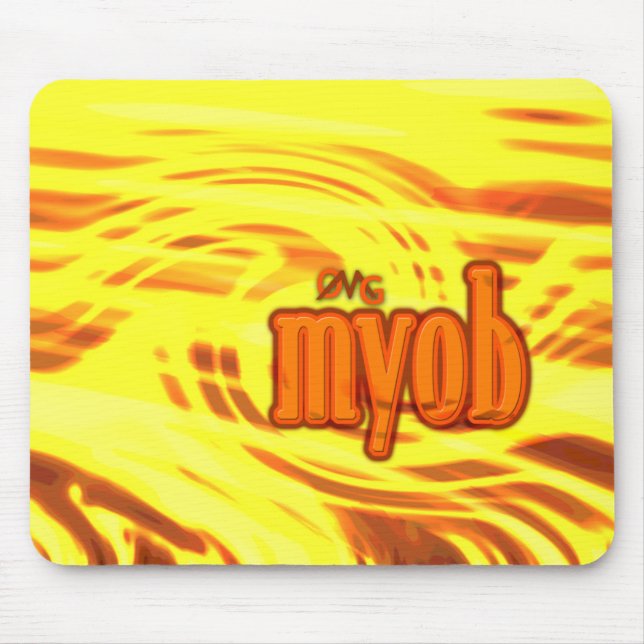 OMG! myob Mouse Pad (Front)