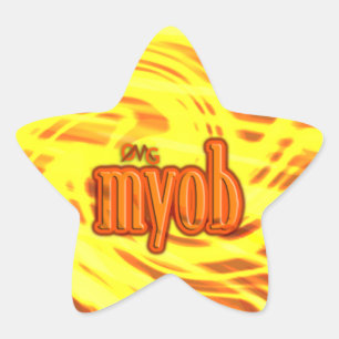 OMG! myob Star Sticker