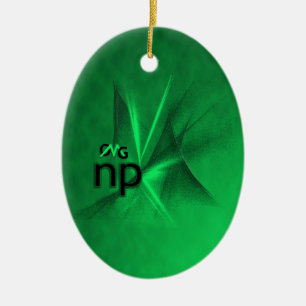 OMG! np Ceramic Ornament