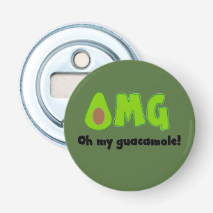 OMG Oh My Guacamole - Funny Bottle Opener