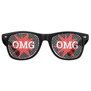 OMG OMG rétro Shades / Fun Party lunettes de solei