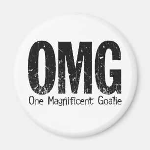 OMG: One Magnificent Goalie (Hockey) Magnet