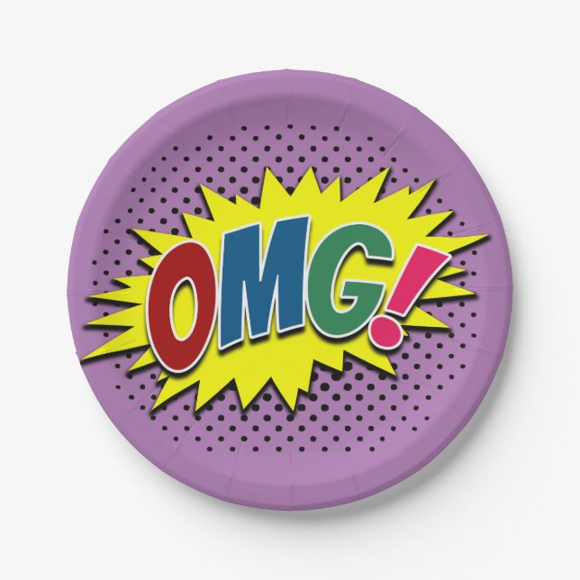OMG! PAPER PLATE (Front)