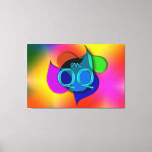 OMG! qq Canvas Print
