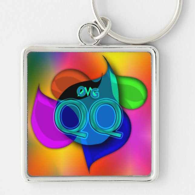 OMG! qq Keychain (Front)