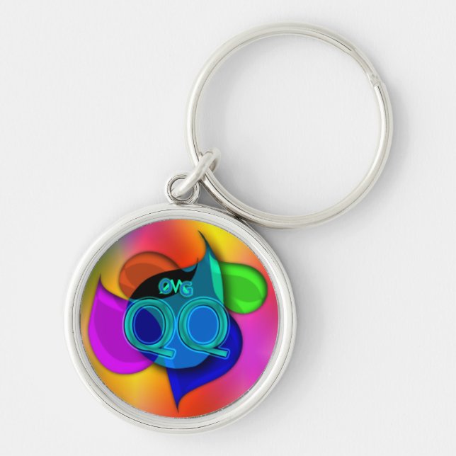 OMG! qq Keychain (Front)