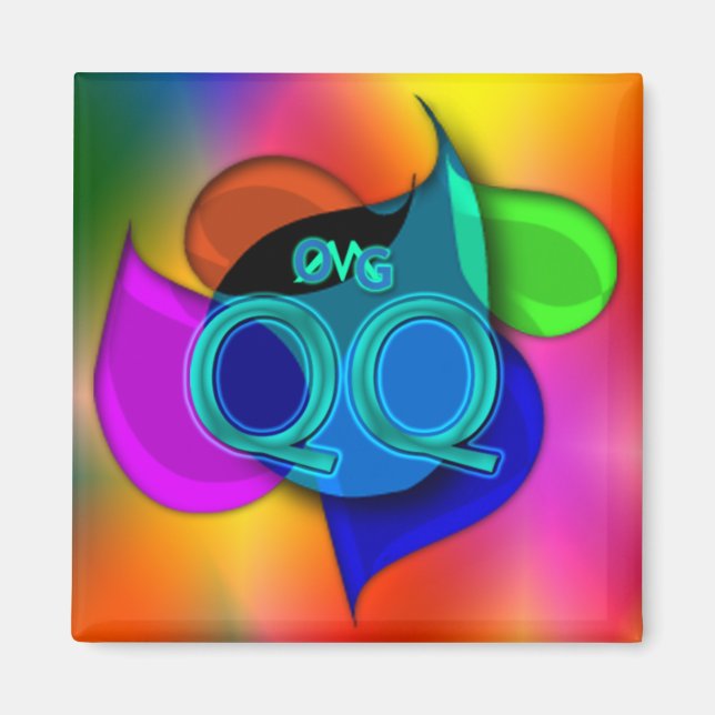 OMG! qq Magnet (Front)