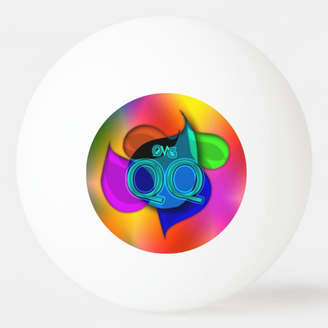 OMG! qq Ping Pong Ball (Front)