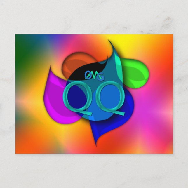 OMG! qq Postcard (Front)