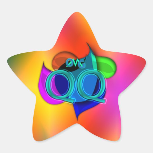 OMG! qq Star Sticker (Front)