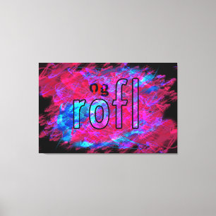 OMG! rofl Canvas Print