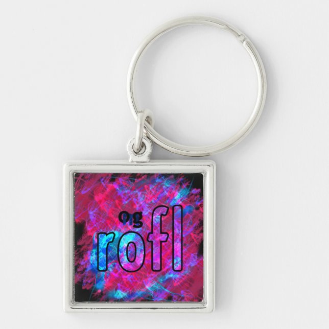 OMG! rofl Keychain (Front)