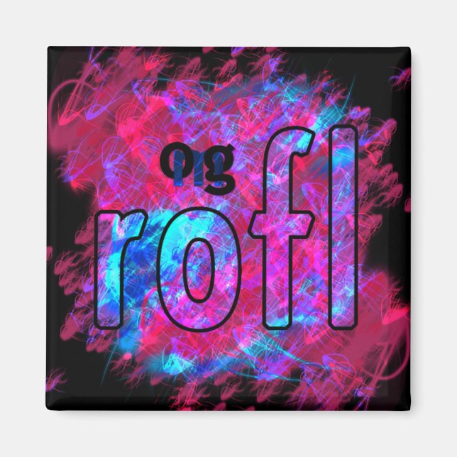 OMG! rofl Magnet (Front)