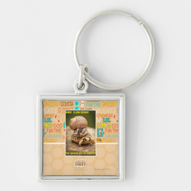 OMG! Slow down! Keychain (Front)
