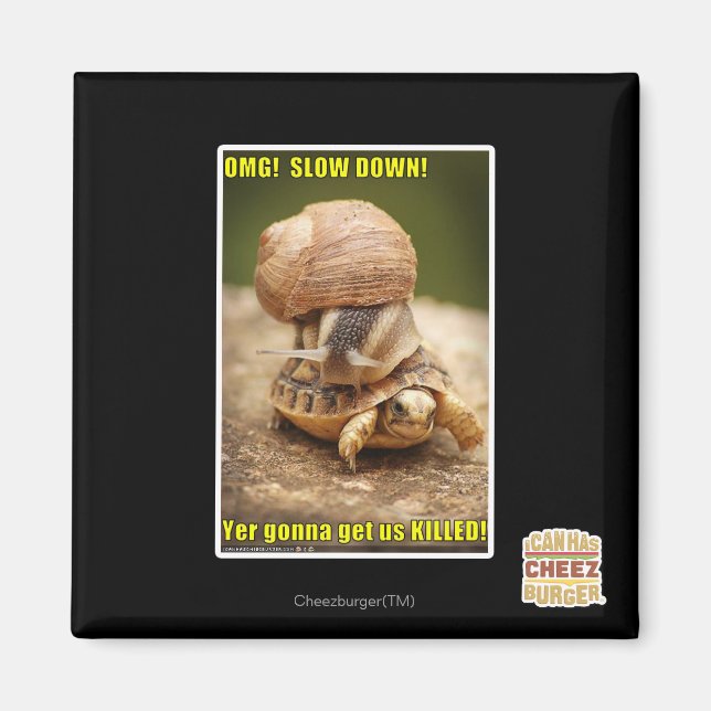 OMG! Slow down! Magnet (Front)
