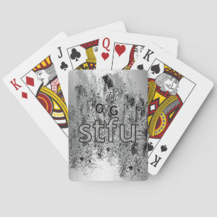 OMG! stfu Playing Cards