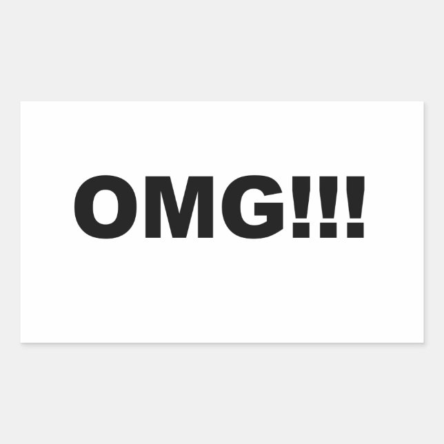 OMG!!! STICKER (Front)