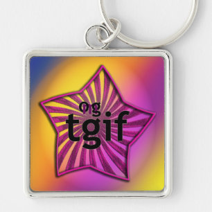OMG! tgif Keychain