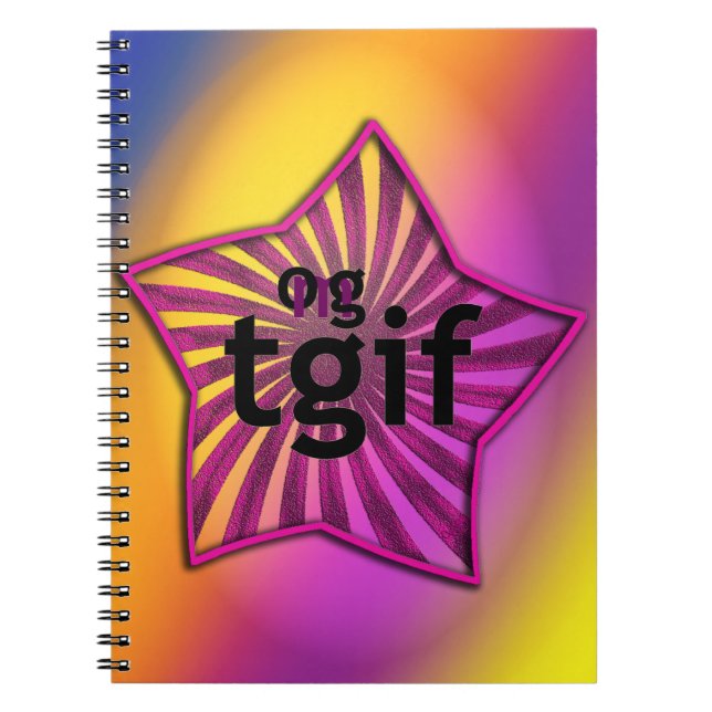 OMG! tgif Notebook (Front)