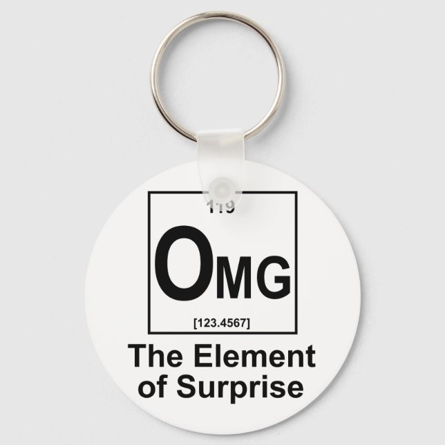 OMG The Element os Surprise Keychain (Front)