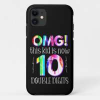 OMG! This Kid Is Now 10 Double Digits Paint Drip