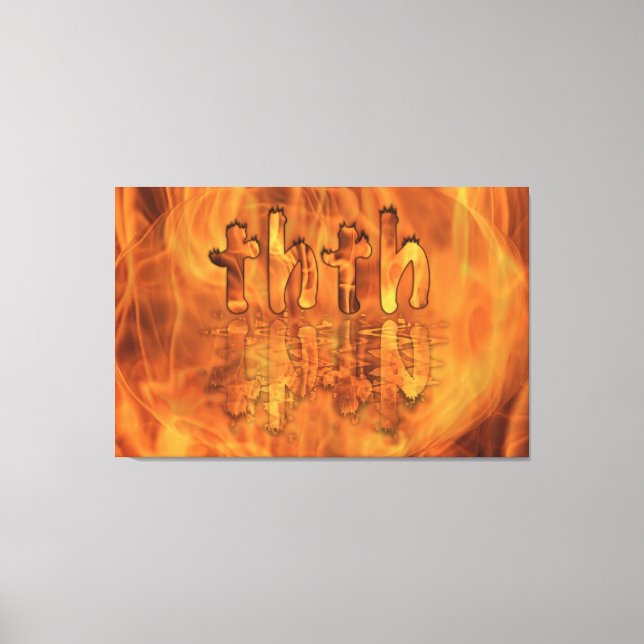 OMG! thth Canvas Print (Front)