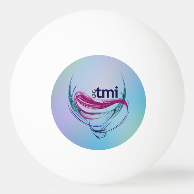 OMG! tmi Ping Pong Ball (Front)
