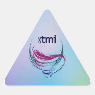 OMG! tmi Triangle Sticker