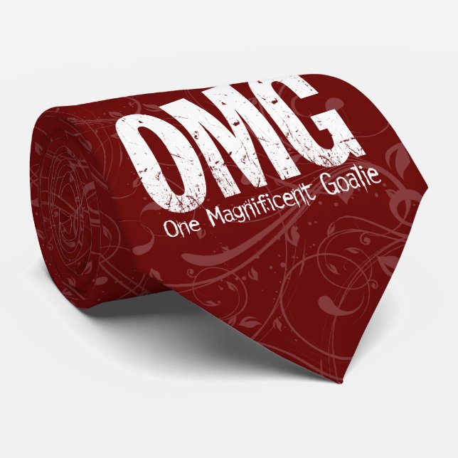 OMG : Une magnifique Cravate de gardien de but (ho (Roulé)