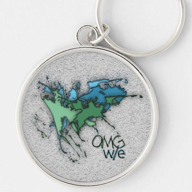OMG! w/e Keychain (Front)