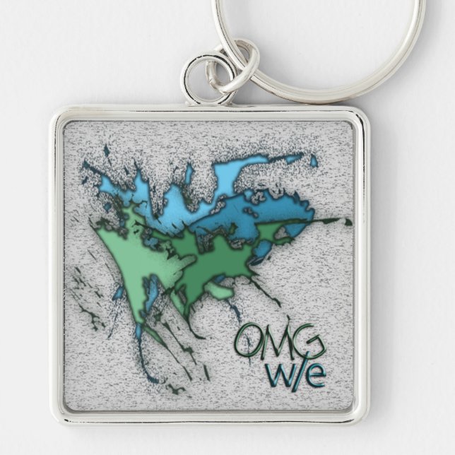 OMG! w/e Keychain (Front)