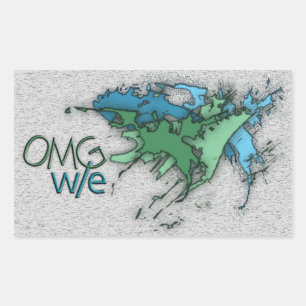 OMG! w/e Sticker